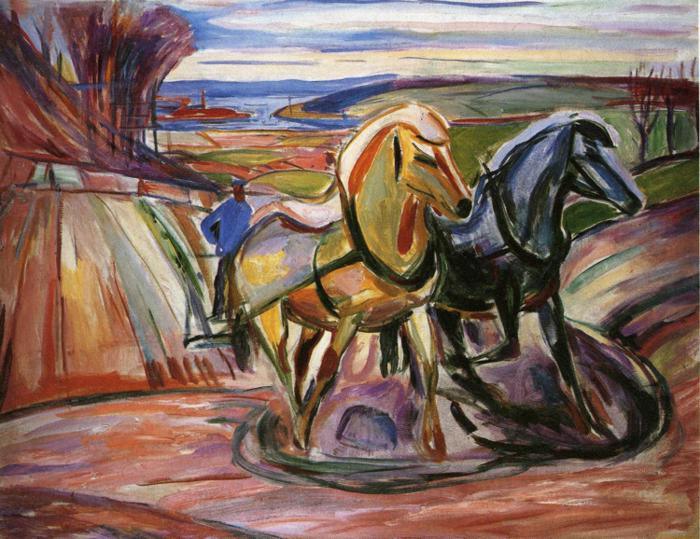 Edvard Munch Spring Plowing